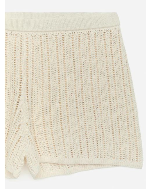 ARKET White Mini Shorts