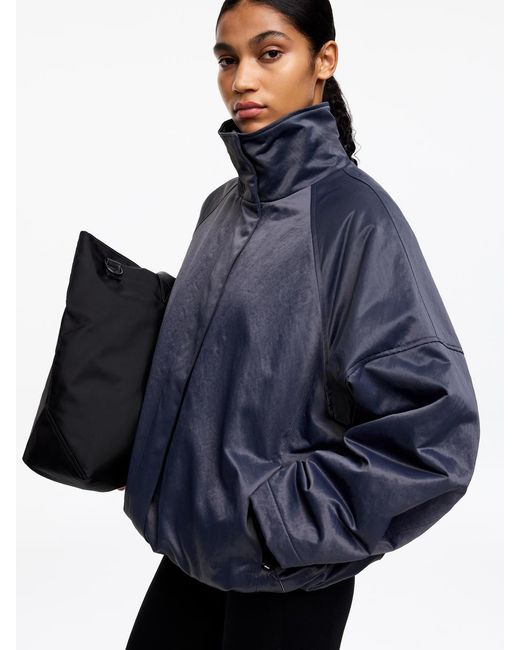 ARKET Blue Lightly Padded Jacket