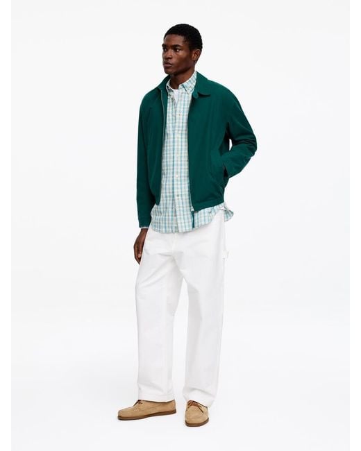 ARKET Blue Relaxed Cotton Linen Shirt for men