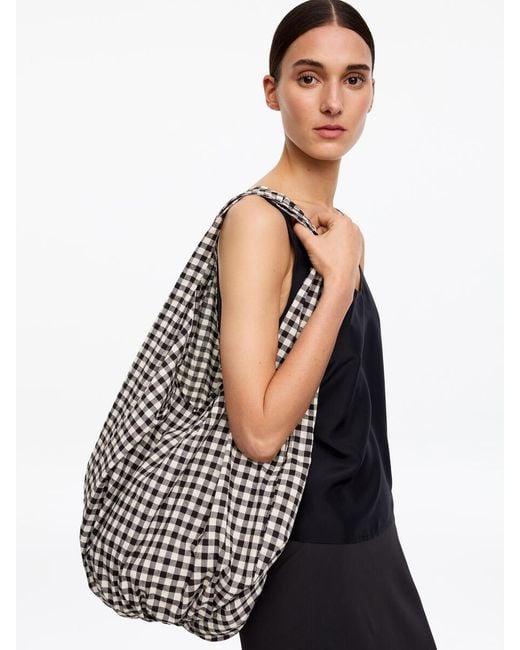 ARKET White Printed Tote Bag