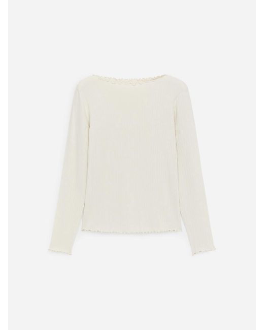 ARKET White Boat-Neck Top