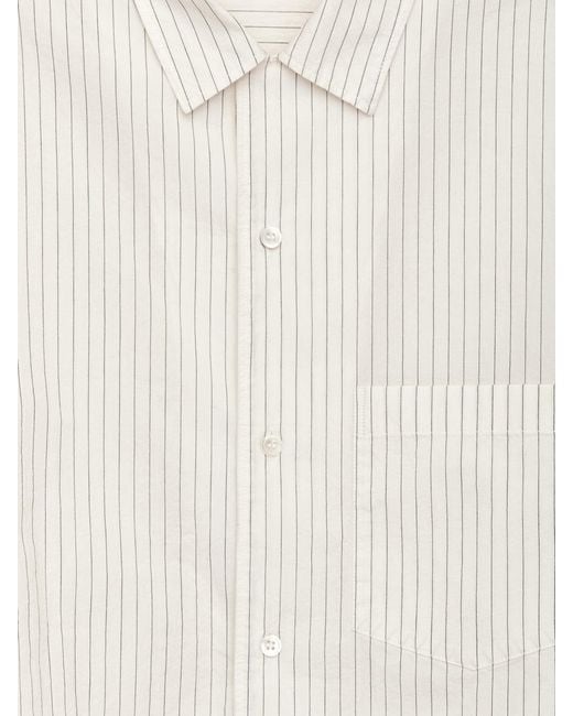 ARKET White Cotton Resort Shirt for men
