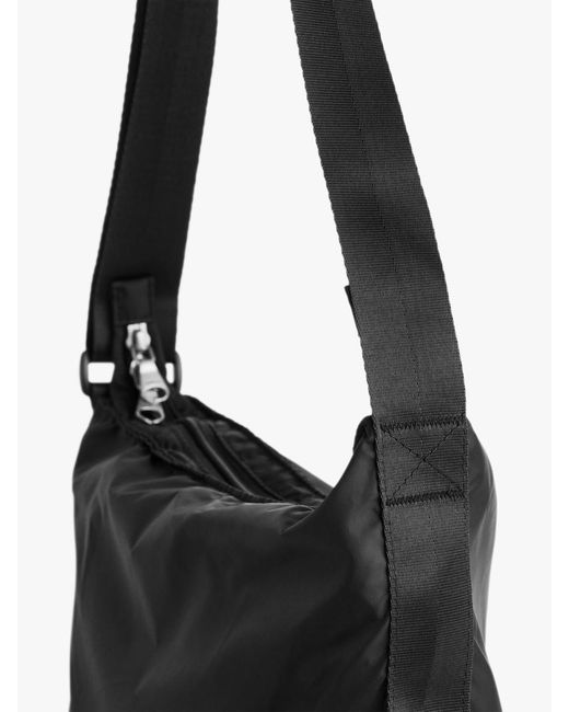 ARKET Black Packable Small Messenger Bag for men