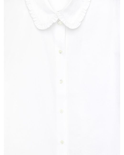ARKET White Frill Blouse