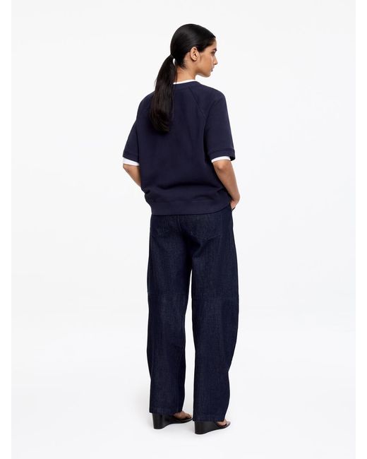ARKET Blue French Terry Sweatshirt