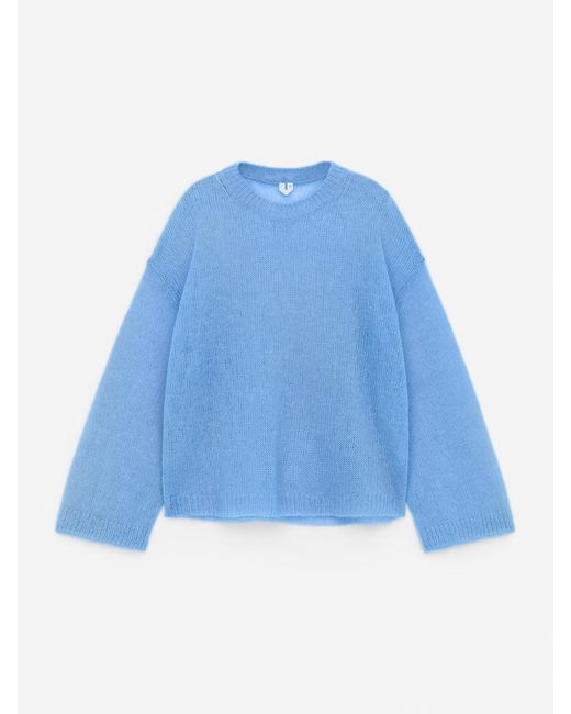 ARKET Blue Wool-Mohair Blend Jumper