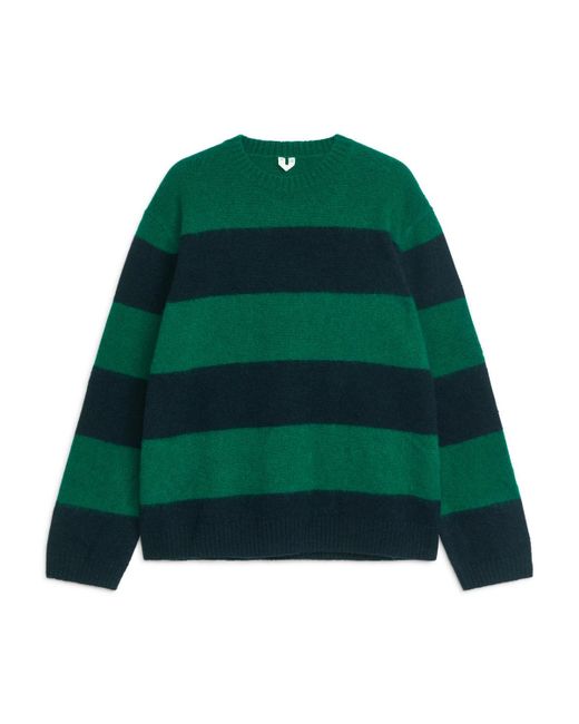 ARKET Green Wool-blend Jumper for men
