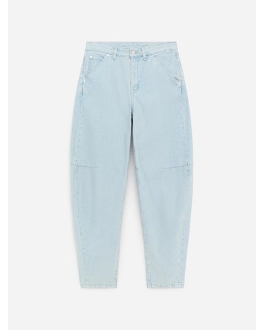 ARKET Blue Pine Relaxed Barrel Jeans