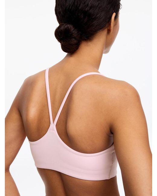 ARKET White Soft Stretch Sports Bra