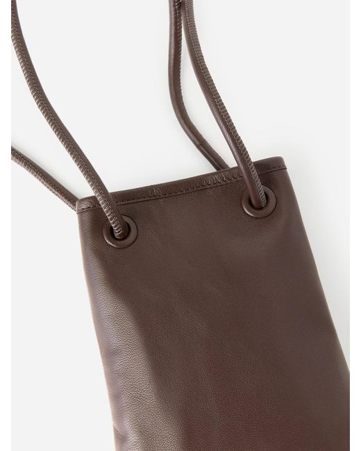 ARKET White Leather Crossbody Bag