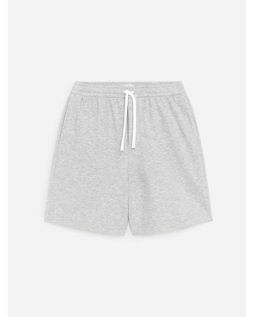 ARKET White Jersey Shorts for men