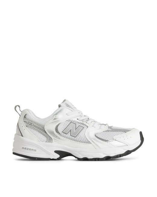 New Balance White 530 Youth Trainers