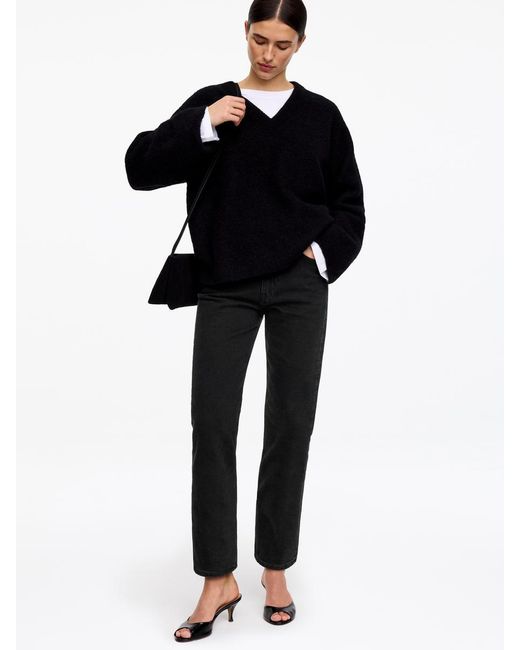 ARKET Gray Jade Cropped Slim Jeans