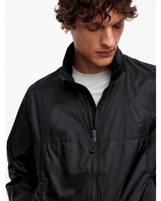 ARKET Black Active Windbreaker for men