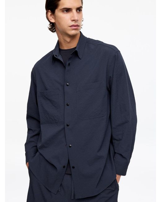 ARKET Blue Active Technical Shirt for men