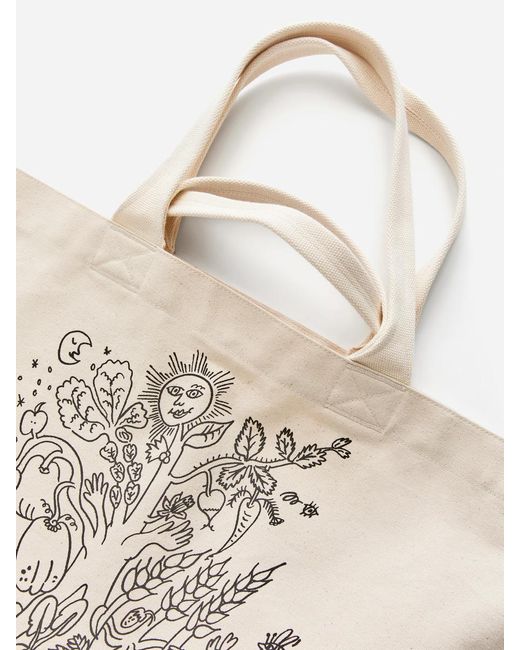 ARKET White Café Canvas Tote