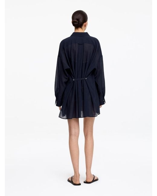 ARKET Blue Elongated Shirt