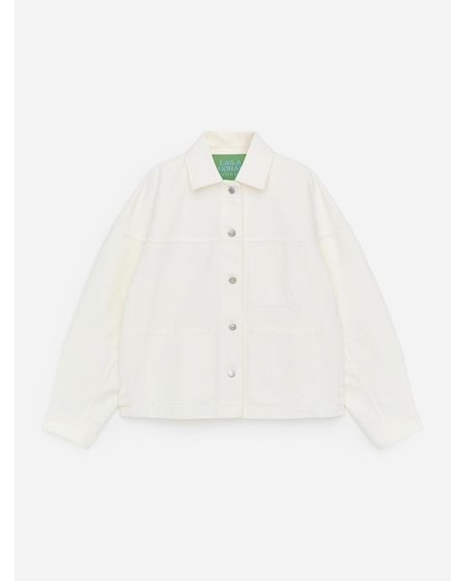 ARKET White And Laila Gohar Work Jacket