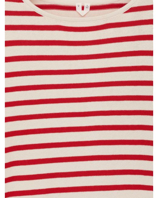 ARKET Red Knitted Cotton Jumper
