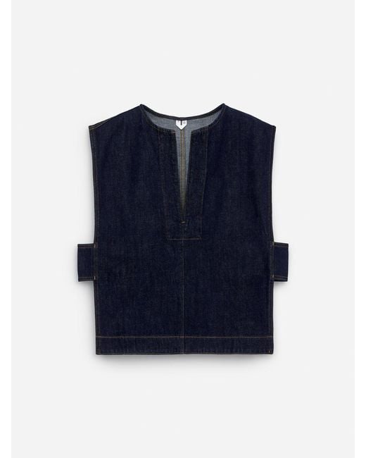 ARKET Blue Denim Vest
