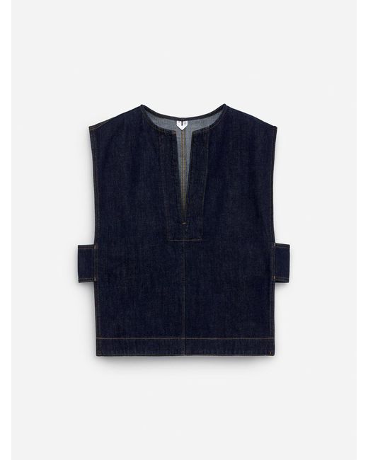 ARKET Blue Denim Vest