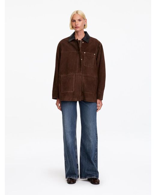 ARKET Brown Suede Jacket