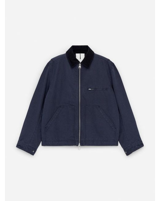 ARKET Blue Cotton Canvas Jacket for men