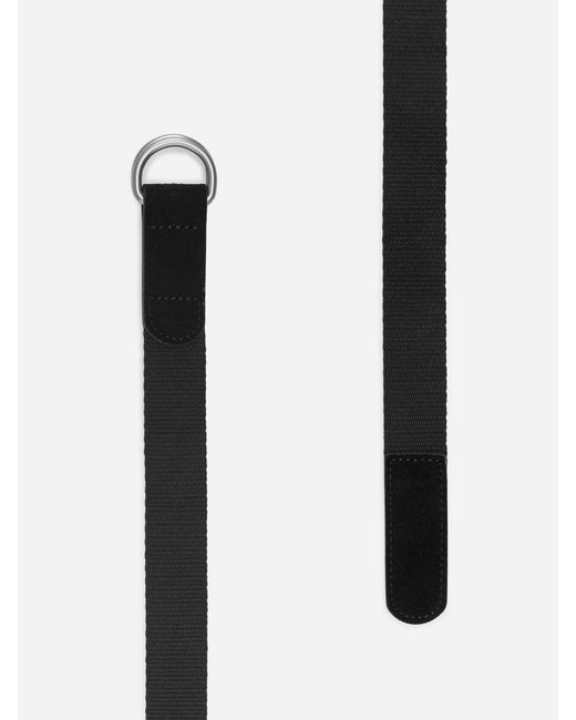 ARKET Blue Webbing D-Ring Belt for men