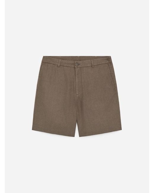 ARKET Red Linen Shorts for men