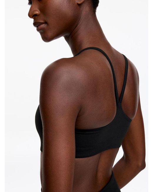 ARKET Black Soft Stretch Sports Bra