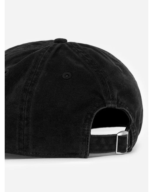 ARKET Red Washed Cotton Canvas Cap for men