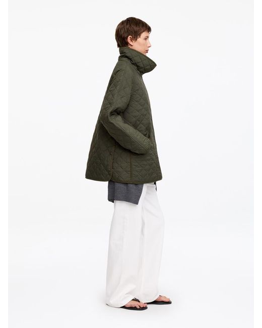 ARKET White Relaxed Quilted Jacket