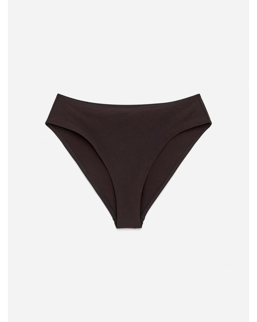 ARKET Black Mid-Waist Bikini Briefs