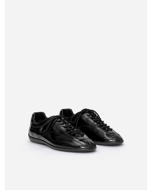 ARKET Black Leather Trainers
