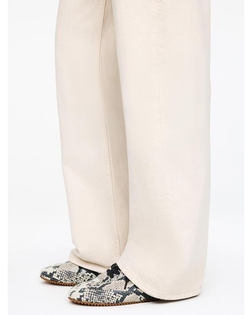ARKET White Leather Sneakers