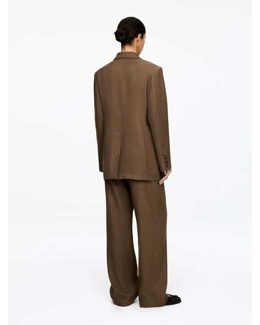 ARKET Natural Double-Breasted Blazer