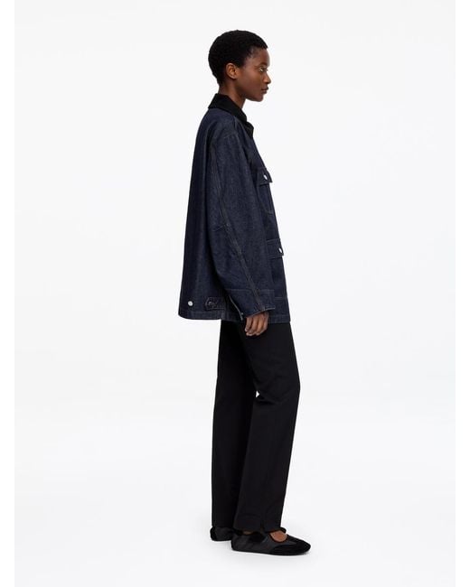ARKET Blue Oversized Denim Jacket