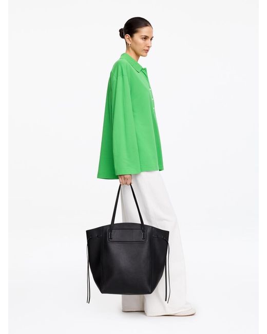ARKET Green Pique Polo Shirt