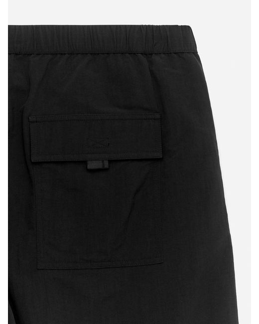 ARKET Black Belted Trousers