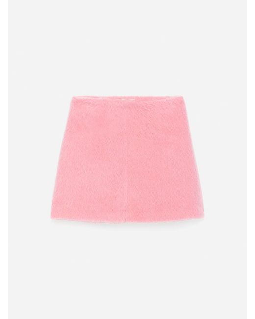 ARKET White Wool-Alpaca Blend Skirt