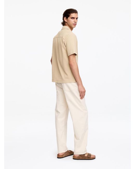 ARKET Natural Waffle Jersey Shirt for men