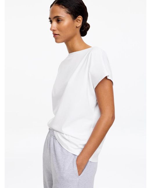 ARKET White Cap-Sleeve Top