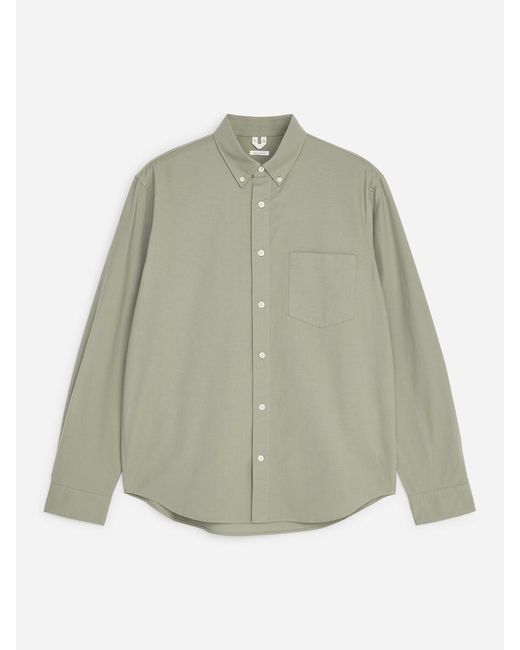 ARKET Gray Regular Oxford Shirt for men