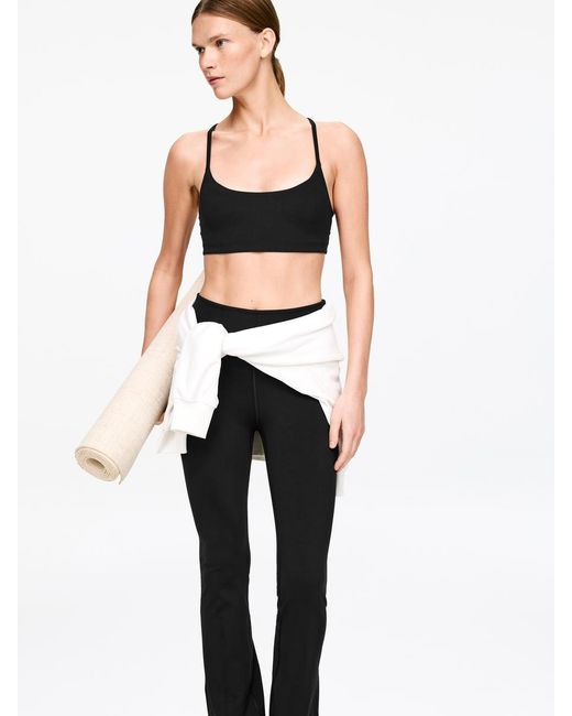 ARKET Black Soft Stretch Sports Bra