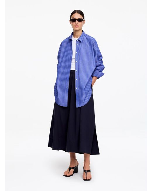 ARKET Blue Oversized Shirt