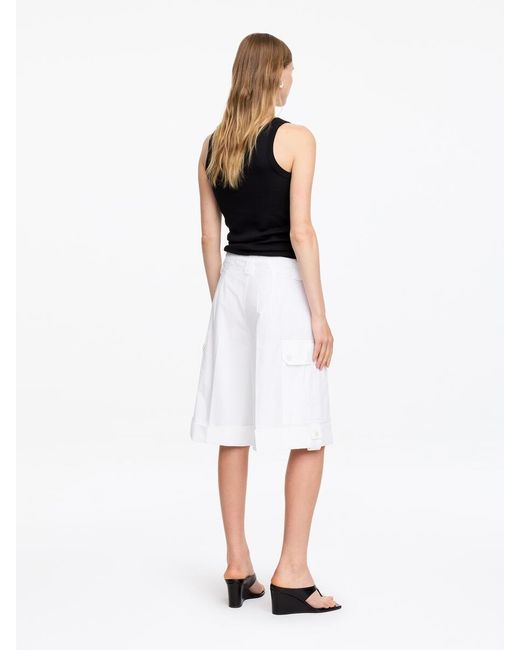 ARKET White Soft Utility Shorts