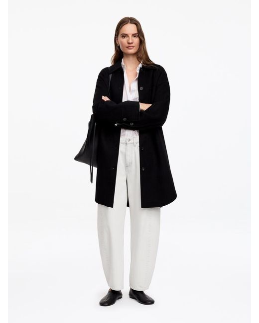 ARKET White Bloom Barrel Jeans