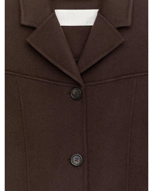 ARKET Brown Doublé Wool-Blend Blazer