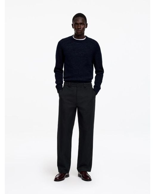 ARKET Blue Wide-Fit Workwear Chinos for men