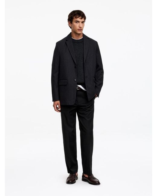 ARKET Blue Relaxed Tailored Trousers for men